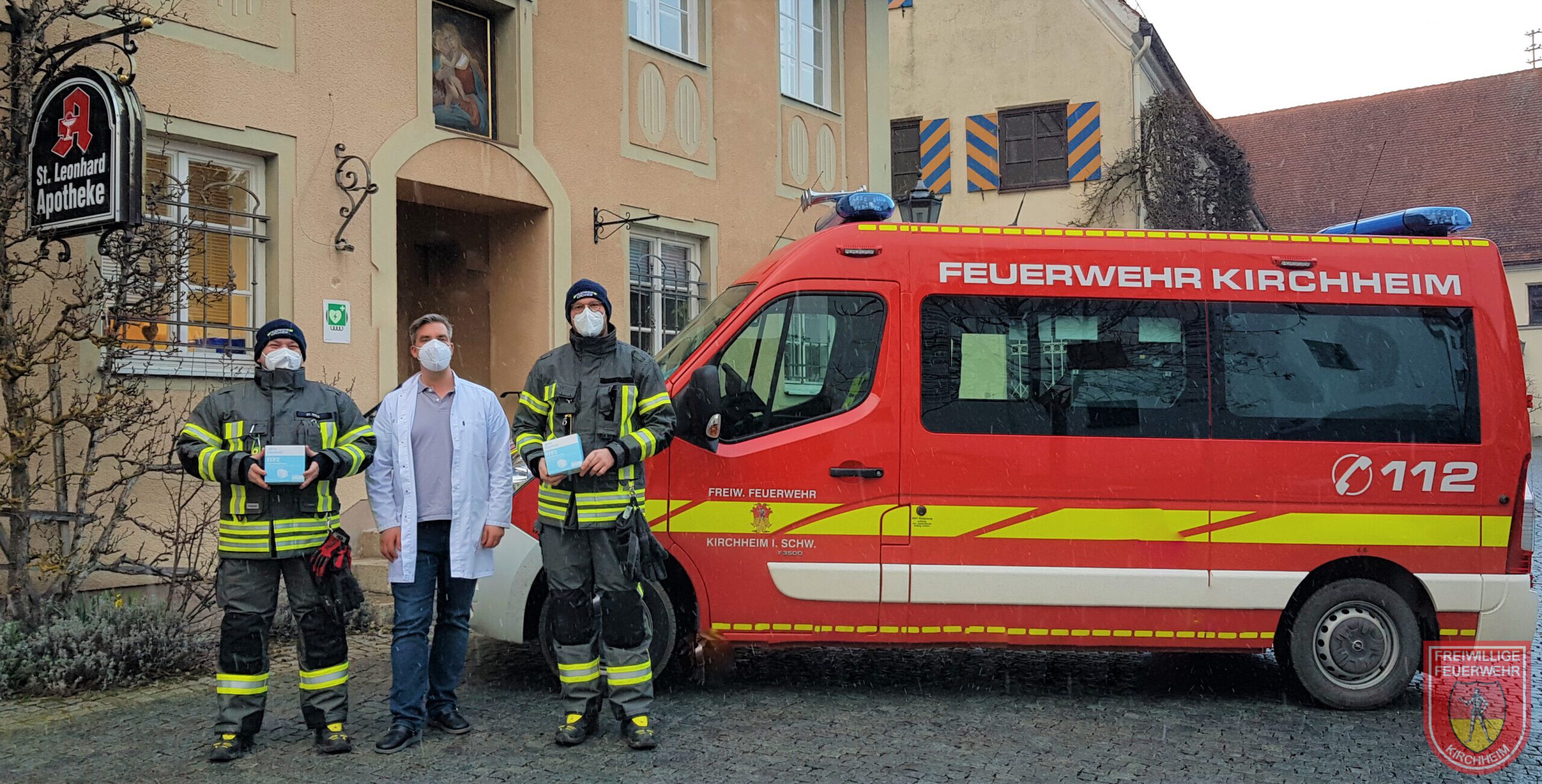 FFP 2  – Masken für die Feuerwehr Kirchheim i. Schw.